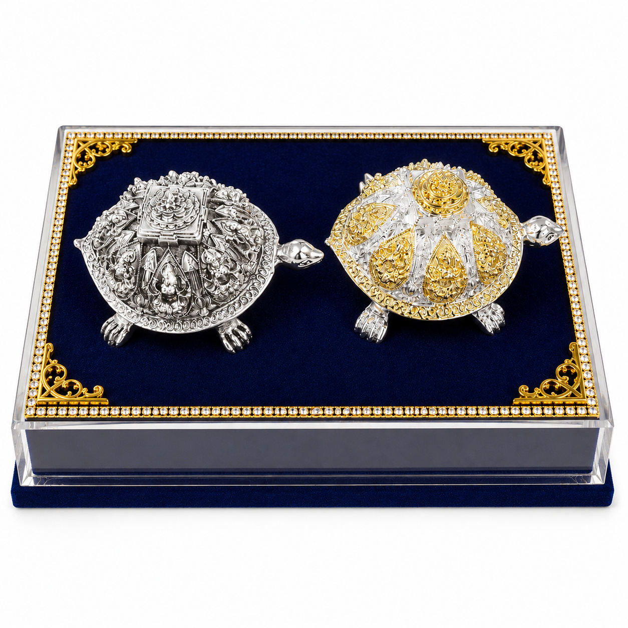ChatGPT Image Jun 17, 2026, 03_26_11 PM Premium Silver Plated Vastu Tortoise Showpiece for Wealth & Prosperity - Image 1