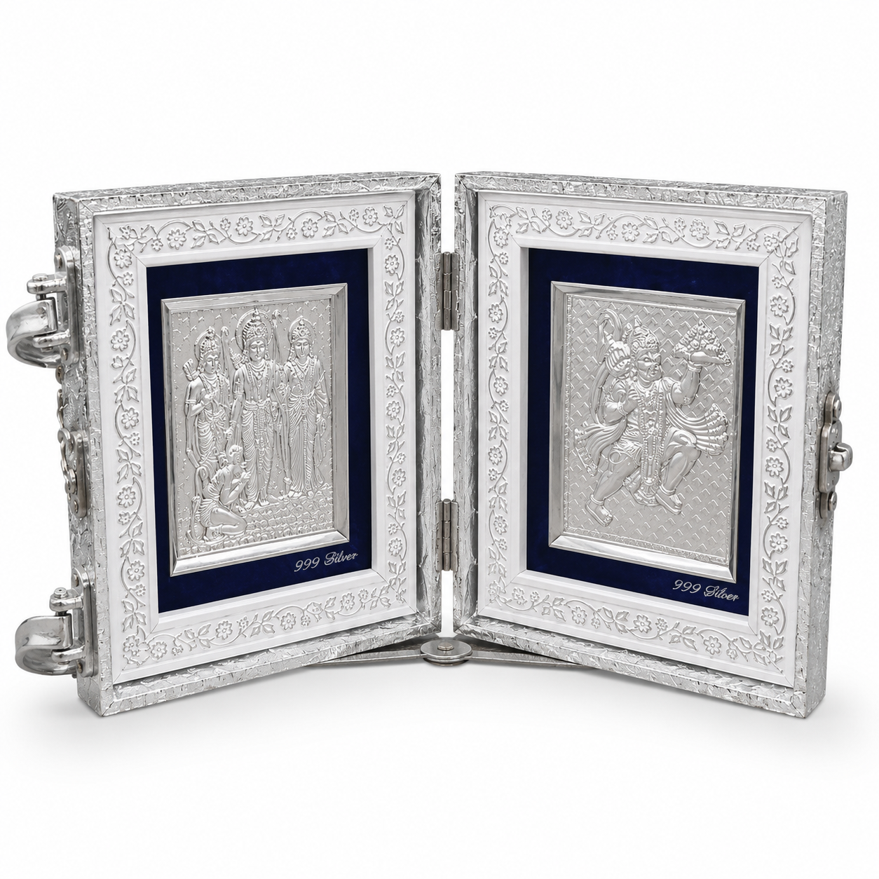 ChatGPT Image Jun 17, 2026, 03_44_55 PM Silver Ram Darbar & Hanuman Folding Frame | Premium Silver Gift Article - Image 1