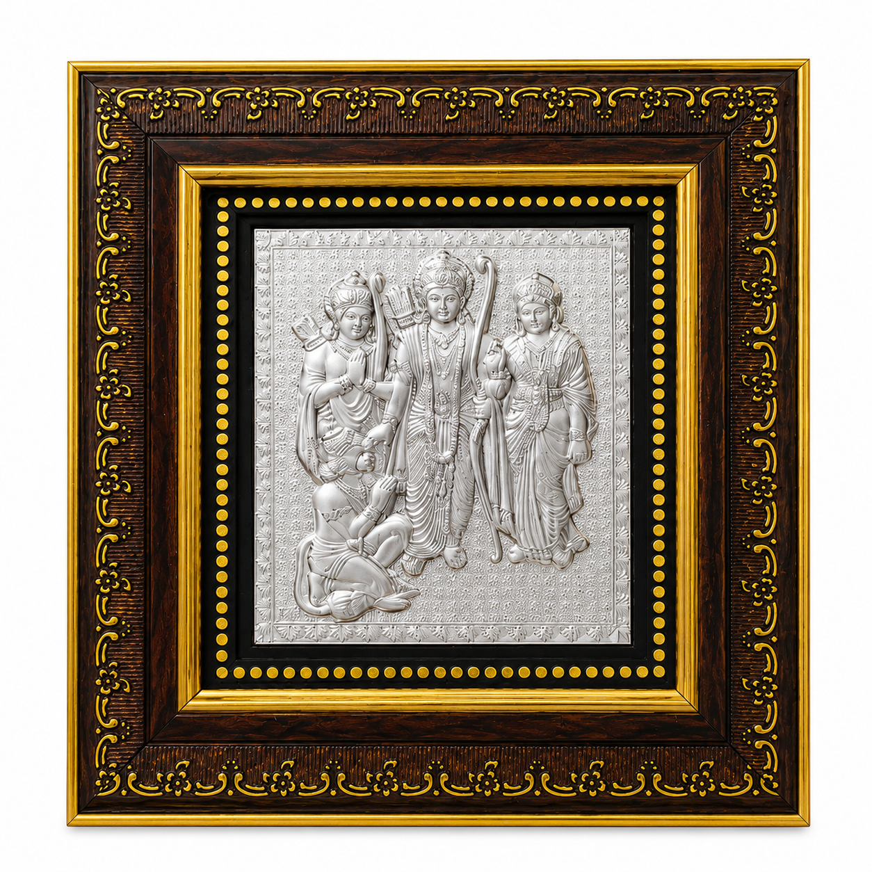 ChatGPT Image Jun 17, 2026, 04_05_54 PM Silver Ram Darbar Premium Decorative Frame | Spiritual Gift & Home Décor - Image 1
