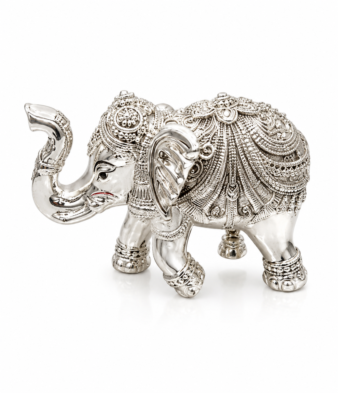 ChatGPT Image Jun 18, 2026, 07_23_12 PM Premium Silver Elephant Showpiece – Decorative Vastu & Home Decor Statue - Image 1