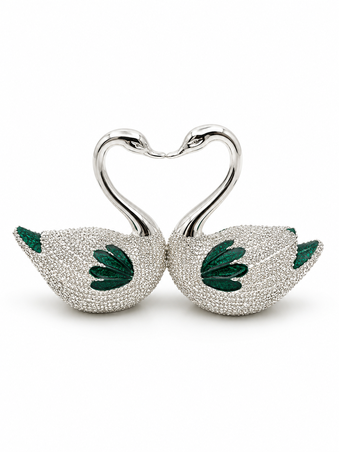 ChatGPT Image Jun 18, 2026, 07_27_58 PM Elegant Silver Swan Pair Showpiece – Romantic Home Decor & Gift Item - Image 1